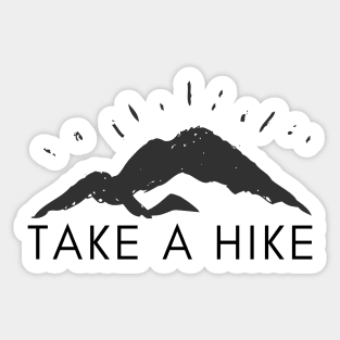 Take a Hike Mountain Sunrise Sticker